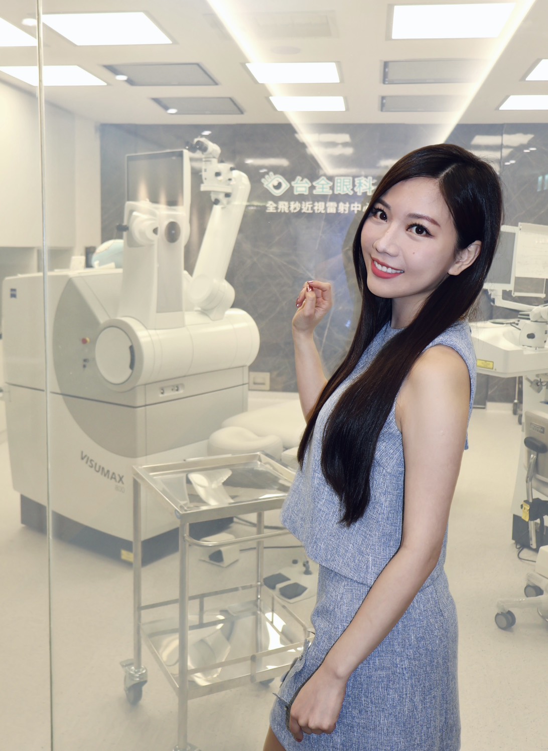 圖一 蔡尚樺在台全眼科揮別近視：10秒脫鏡，SMILE Pro 2.0換來清晰人生